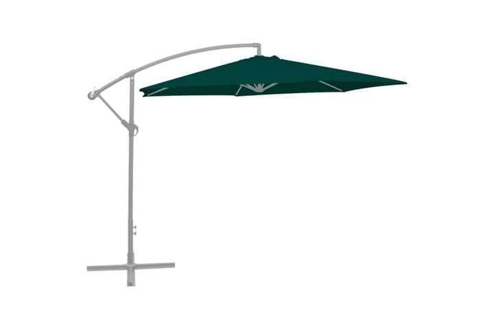 Aurinkovarjon vaihtokangas vihreä 300 cm - Aurinkovarjo