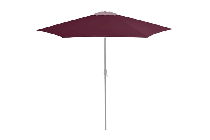 Aurinkovarjon vaihtokangas viininpunainen 300 cm - Aurinkovarjo