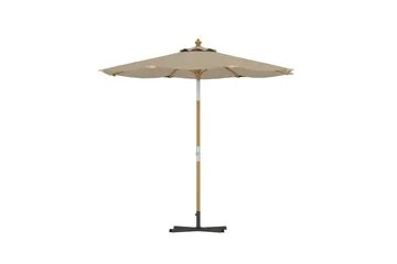 Cerox päivänvarjo 270 cm ulkokäyttöön - Beige - Puutarhakalusteet - Aurinkosuoja - Aurinkovarjo - Aurinkovarjo bali