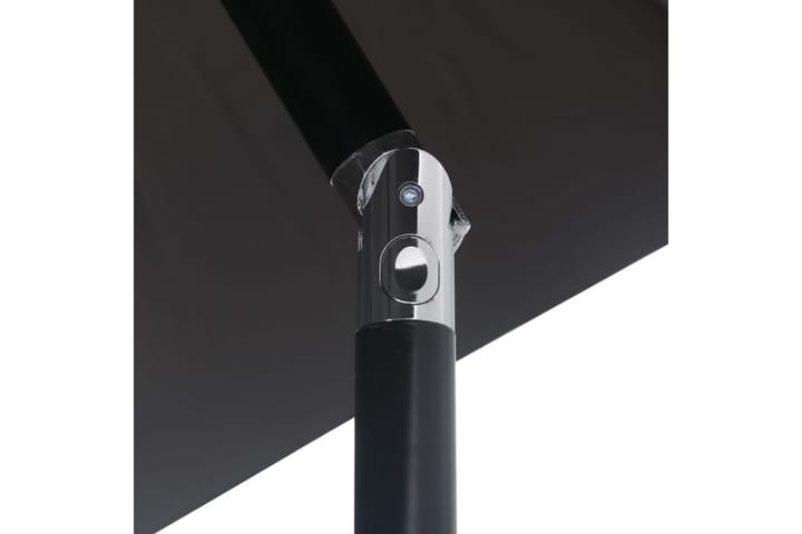 Aurinkovarjo metallirunko 300x200 cm musta - Musta - Aurinkovarjo