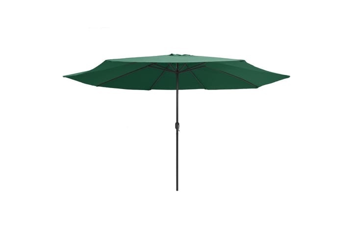 Aurinkovarjo metallirunko 400 cm vihreä - Aurinkovarjo
