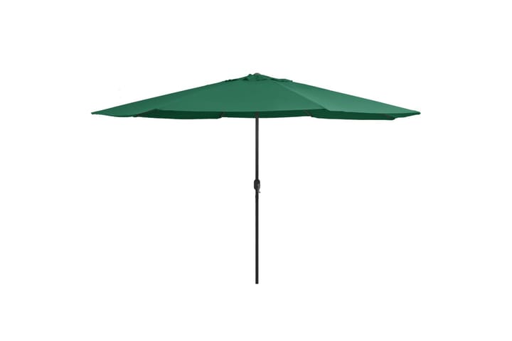 Aurinkovarjo metallirunko 400 cm vihreä - Aurinkovarjo
