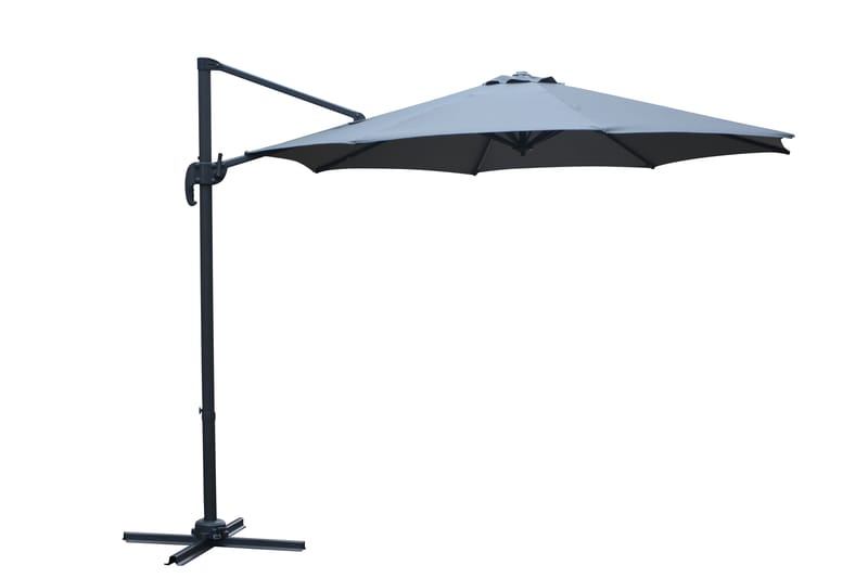 Miami Riippuparasolli Ø3 m, Harmaa