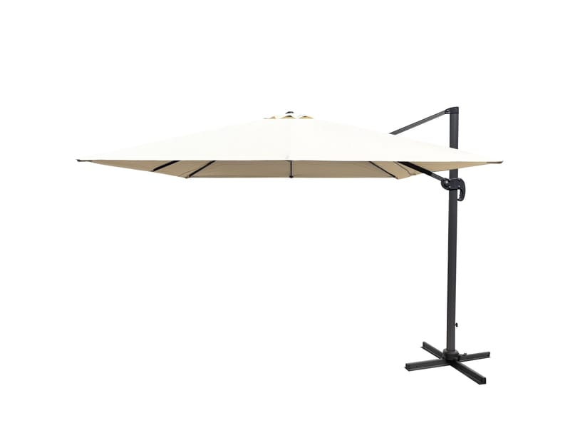 Miami Parasolli vapaasti seisova 3×3 m - Hiekka - Puutarhakalusteet - Aurinkosuoja - Aurinkovarjo - Riippuva aurinkovarjo