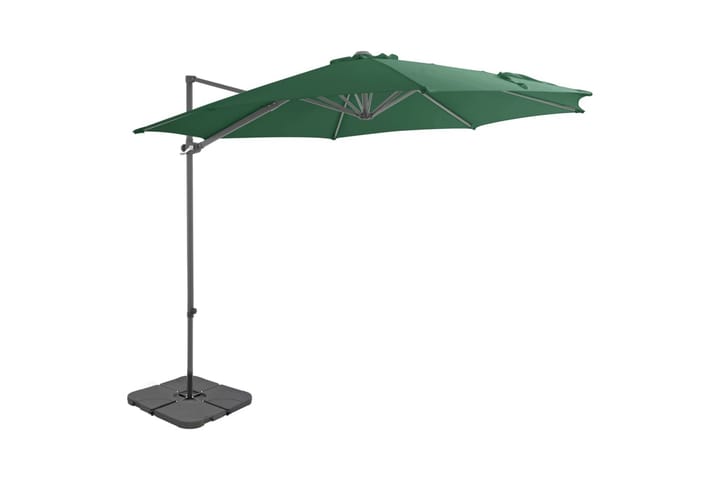 Päivänvarjo kannettavalla pohjalla vihreä - Vihreä - Aurinkovarjo
