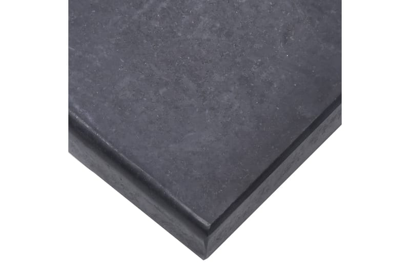 Päivänvarjon jalusta musta 40x28x4 cm graniitti - Puutarhakalusteet - Aurinkosuoja - Aurinkovarjo