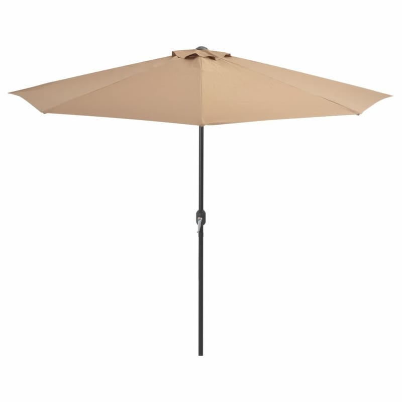 Parvekkeen puoliaurinkovarjo alumiinitanko 300x150 cm ruskea - Ruskea - Puutarhakalusteet - Aurinkosuoja - Aurinkovarjo - Parvekevarjo