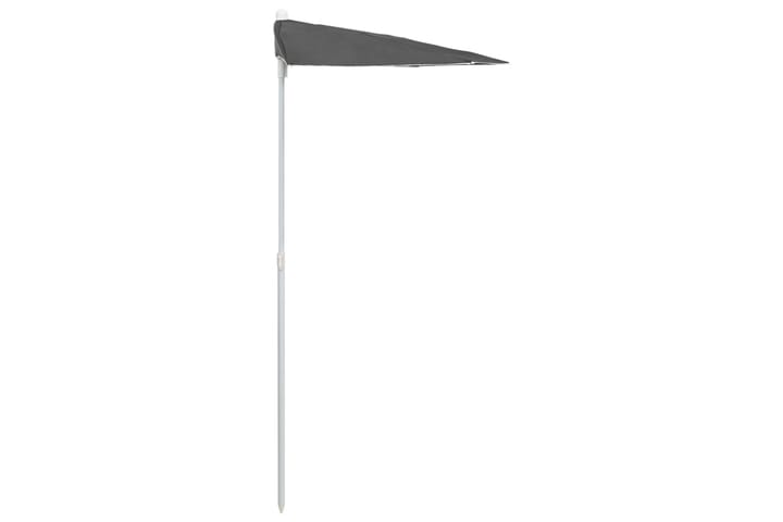 Puoliaurinkovarjo tangolla 180x90 cm antrasiitti - Aurinkovarjo