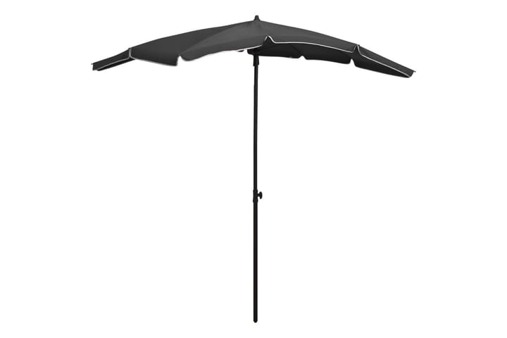 Puutarhan Aurinkovarjo tangolla 200x130 cm antrasiitti - Antrasiitti - Aurinkovarjo