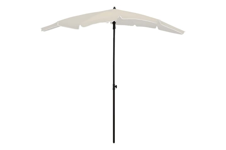 Puutarhan Aurinkovarjo tangolla 200x130 cm hiekka - Kerma - Aurinkovarjo