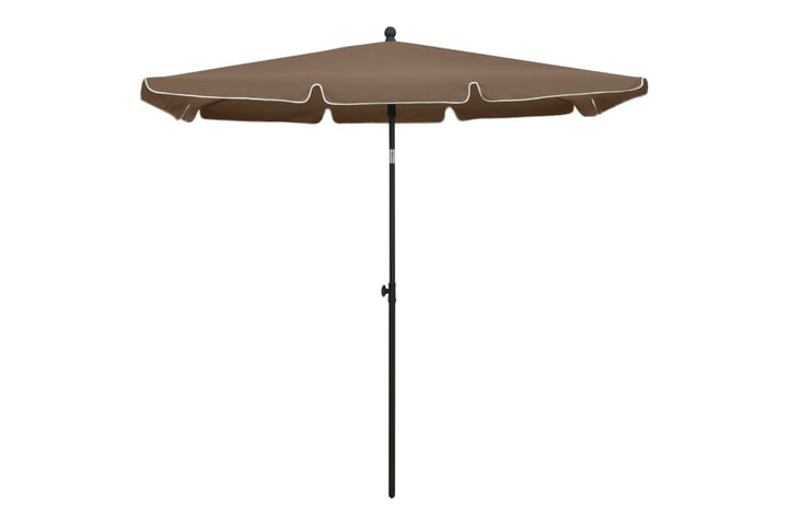 Puutarhan aurinkovarjo tangolla 210x140 cm harmaanruskea - Taupe - Aurinkovarjo