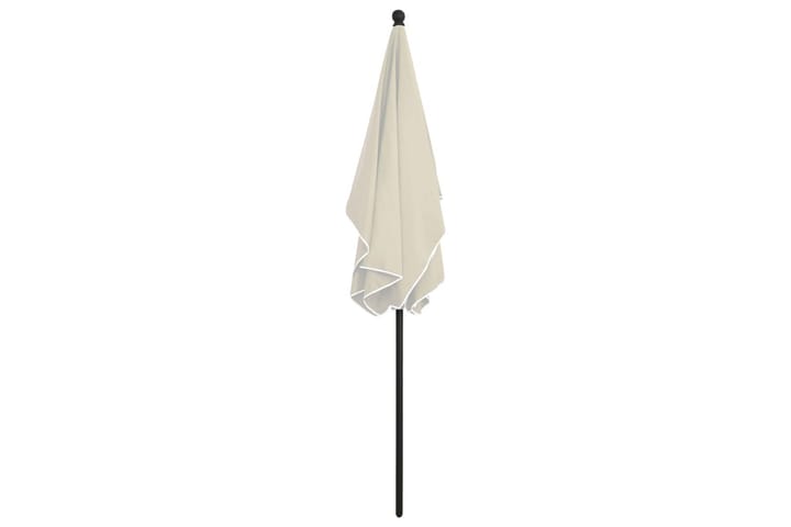 Puutarhan aurinkovarjo tangolla 210x140 cm hiekka - Kerma - Aurinkovarjo