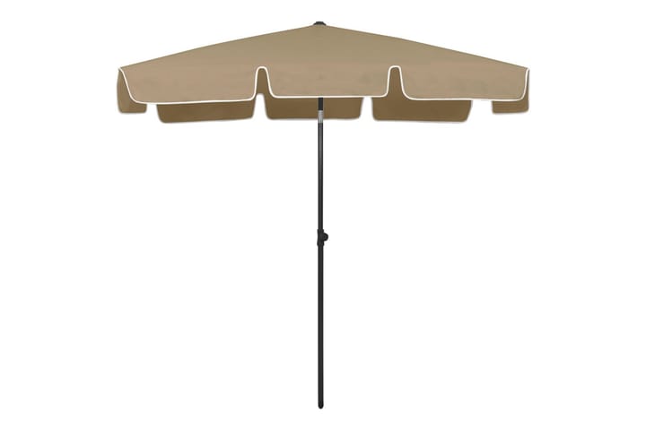 Rantavarjo harmaanruskea 200x125 cm - Aurinkovarjo