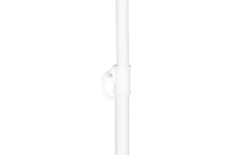 Rantavarjo sivuseinillä hiekka 215 cm - Keltainen - Puutarhakalusteet - Aurinkosuoja - Aurinkovarjo - Rantavarjo
