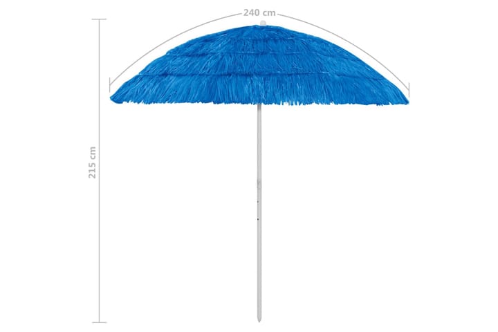 Rantavarjo sininen 240 cm - Aurinkovarjo