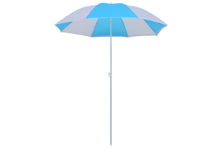 Rantavarjo suoja sininen ja valkoinen 180 cm kangas - Aurinkovarjo