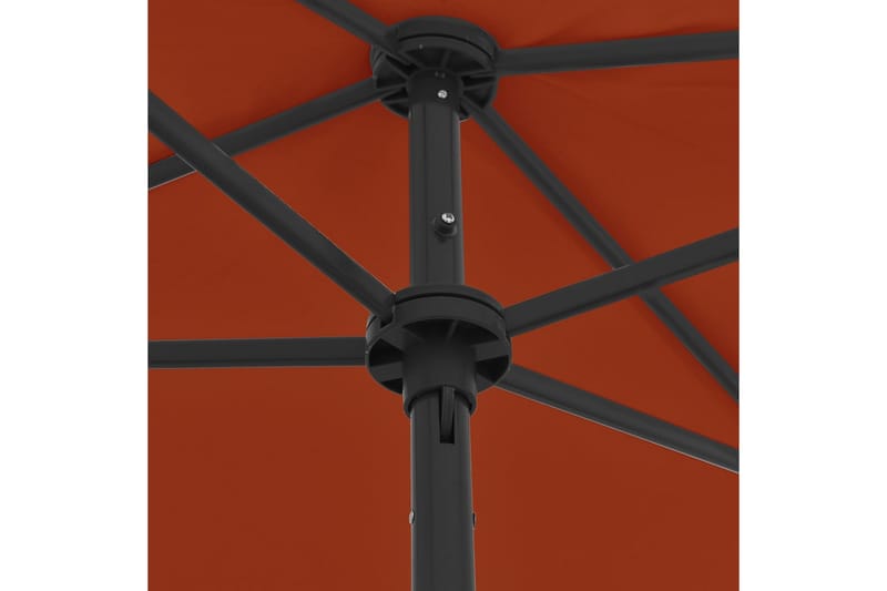 Rantavarjo terrakotta 180x120 cm - Puutarhakalusteet - Aurinkosuoja - Aurinkovarjo