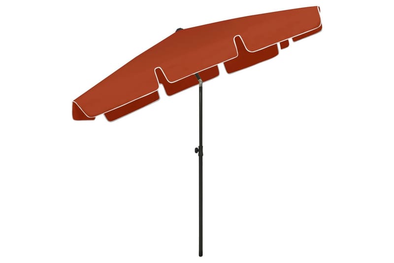 Rantavarjo terrakotta 200x125 cm - Puutarhakalusteet - Aurinkosuoja - Aurinkovarjo