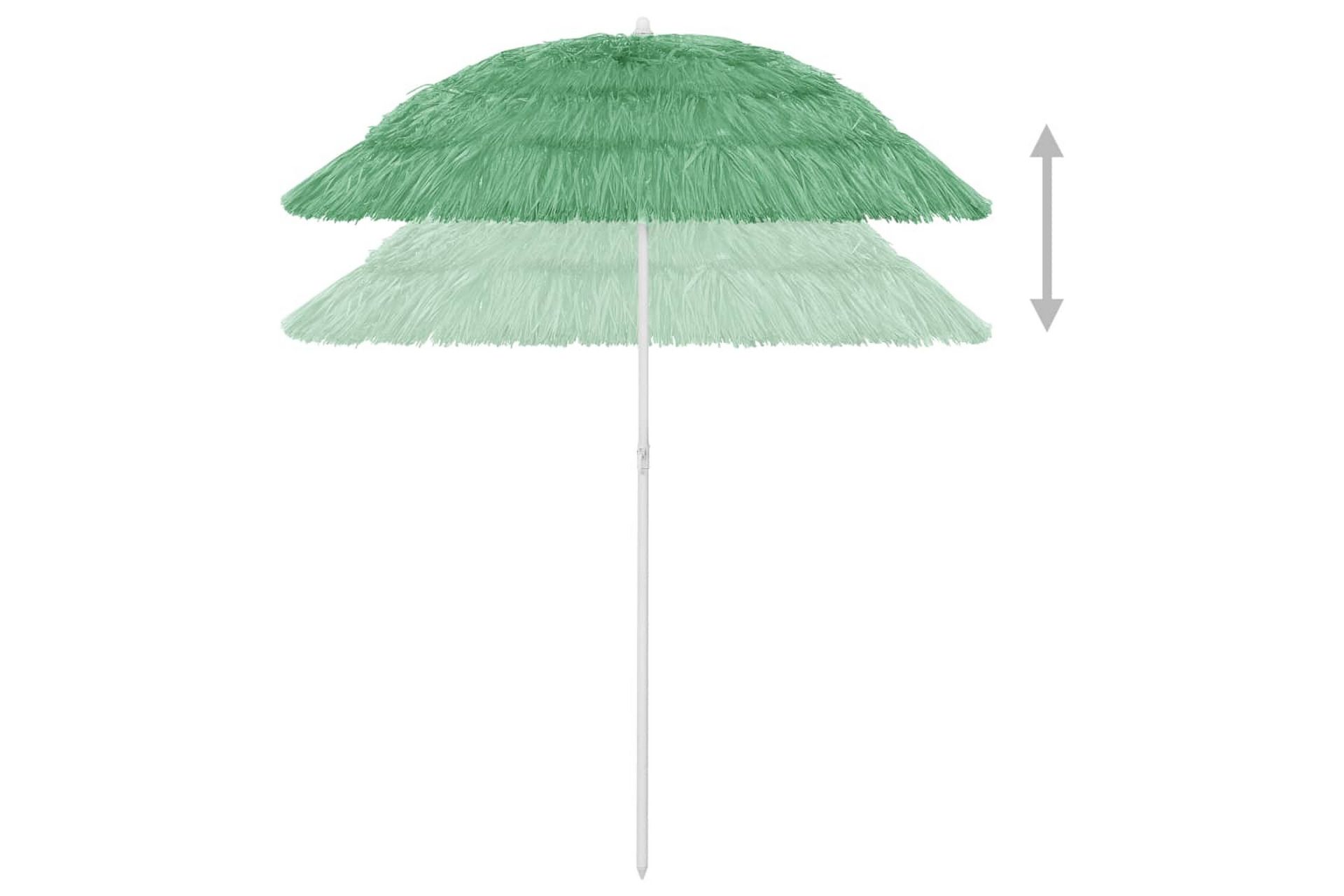 Rantavarjo vihreä 180 cm - Puutarhakalusteet - Aurinkosuoja - Aurinkovarjo