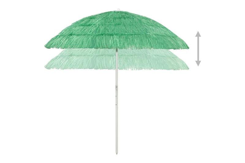 Rantavarjo vihreä 240 cm - Puutarhakalusteet - Aurinkosuoja - Aurinkovarjo