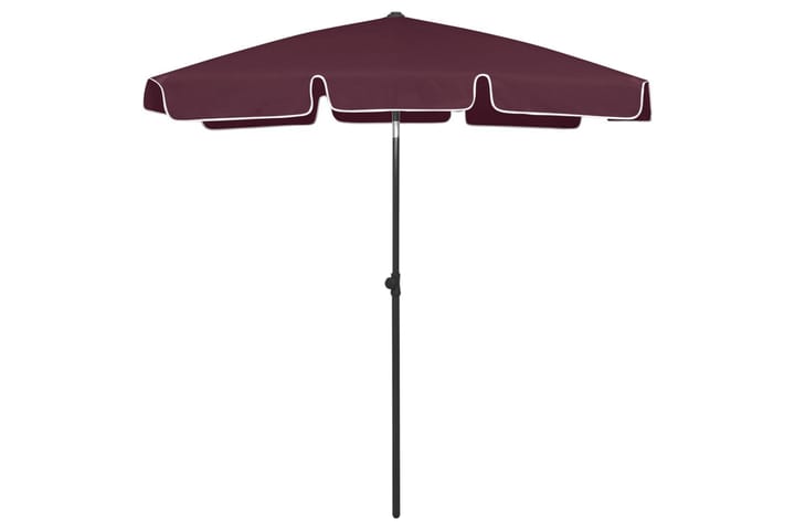 Rantavarjo viininpunainen 180x120 cm - Aurinkovarjo