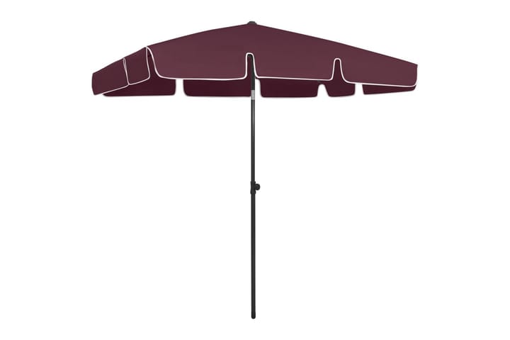 Rantavarjo viininpunainen 200x125 cm - Aurinkovarjo