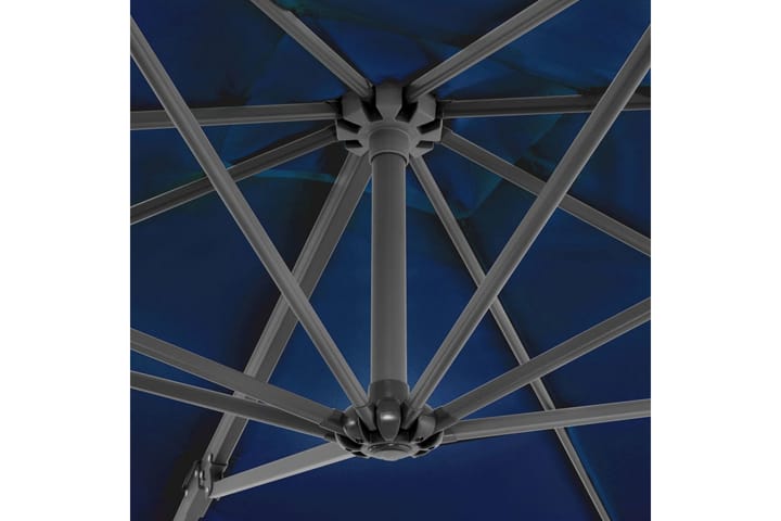 Riippuva aurinkovarjo alumiinipylväällä 250x250 cm - Riippuva aurinkovarjo