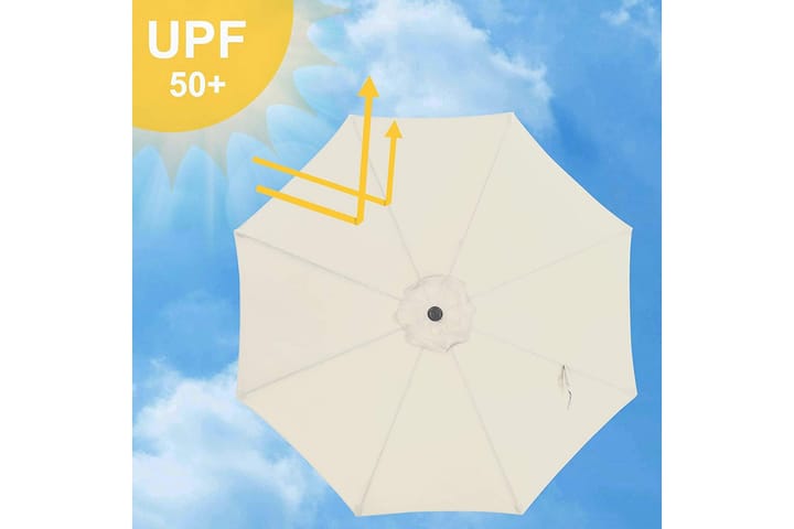 Songmics Patio Aurinkovarjo 300 cm - Songmics - Riippuva aurinkovarjo