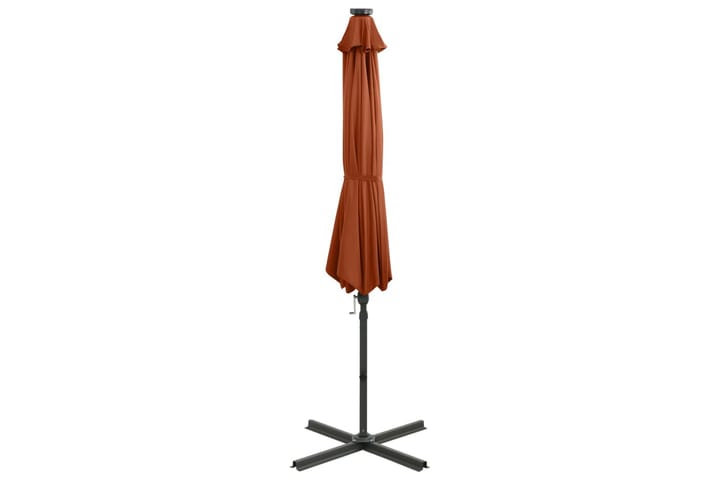 Riippuva aurinkovarjo tangolla ja LED-valoilla 300 cm - Aurinkovarjo