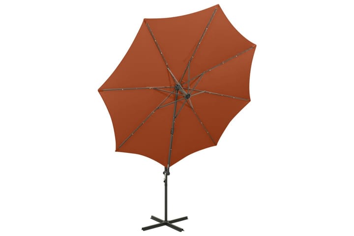 Riippuva aurinkovarjo tangolla ja LED-valoilla 300cm - Aurinkovarjo