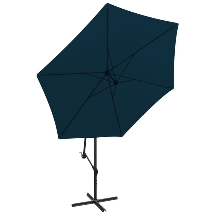 Ulokepalkki Päivänvarjo 3 m Sininen - Sininen - Riippuva aurinkovarjo