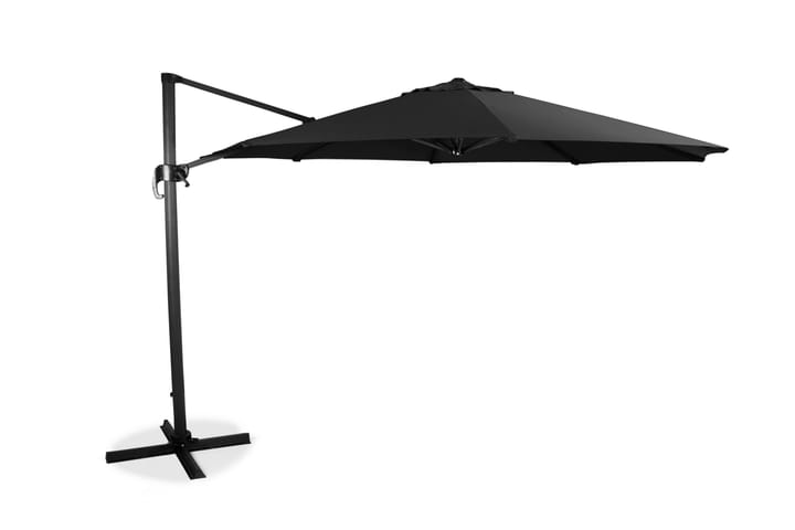 Riippuva Aurinkovarjo XL 350cm Musta - Riippuva aurinkovarjo