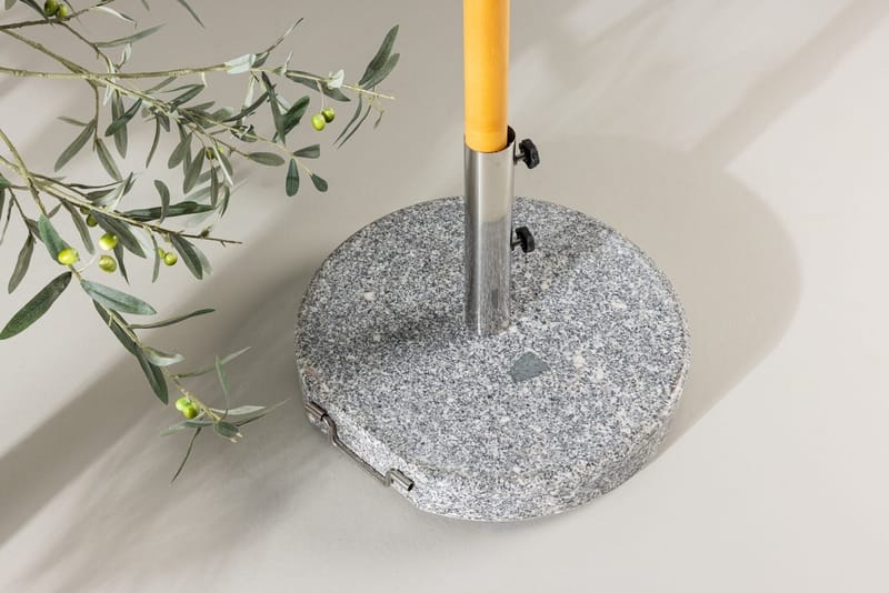 Stathera päivänvarjon jalka ulkokäyttöön, Harmaa