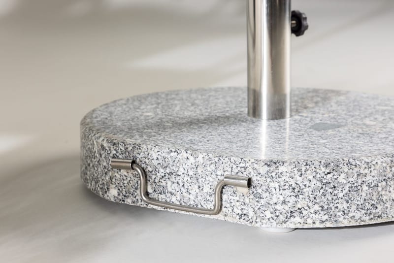 Stathera päivänvarjon jalka ulkokäyttöön - Harmaa - Puutarhakalusteet - Aurinkosuoja - Aurinkovarjo - Aurinkovarjon jalka