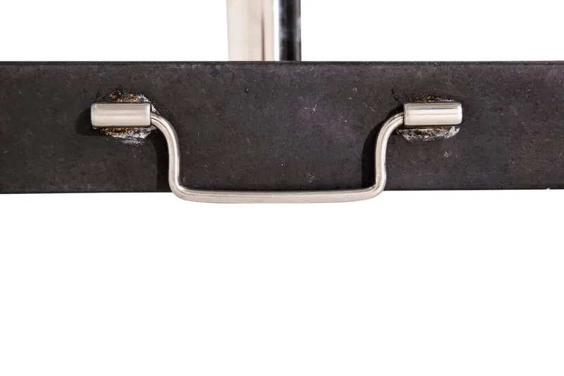 Stathera päivänvarjon jalka ulkokäyttöön - Harmaa - Puutarhakalusteet - Aurinkosuoja - Aurinkovarjo - Aurinkovarjon jalka