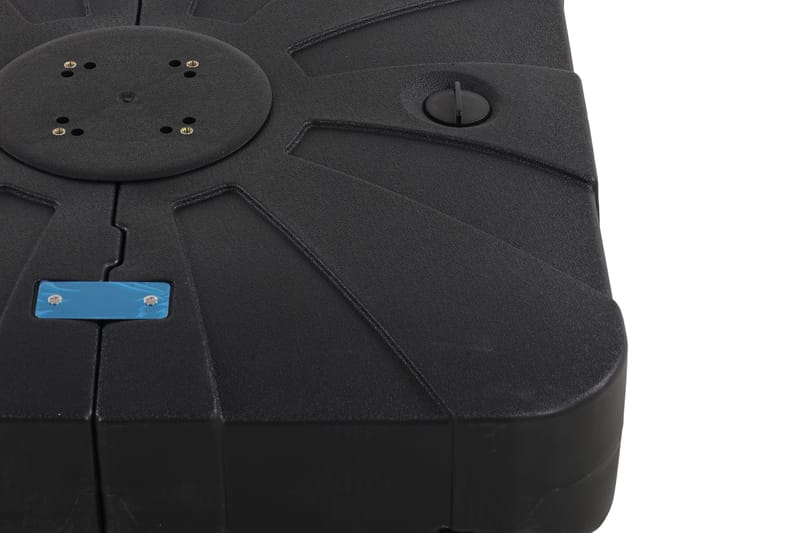 Vienna Aurinkovarjon Jalka 3x3 m - Musta - Puutarhakalusteet - Aurinkosuoja - Aurinkovarjo - Aurinkovarjon jalka