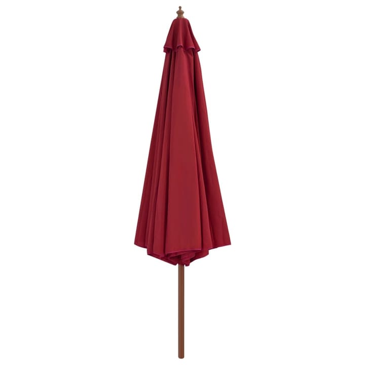 Aurinkovarjo puurunko 350 cm viininpunainen - Punainen - Aurinkovarjo