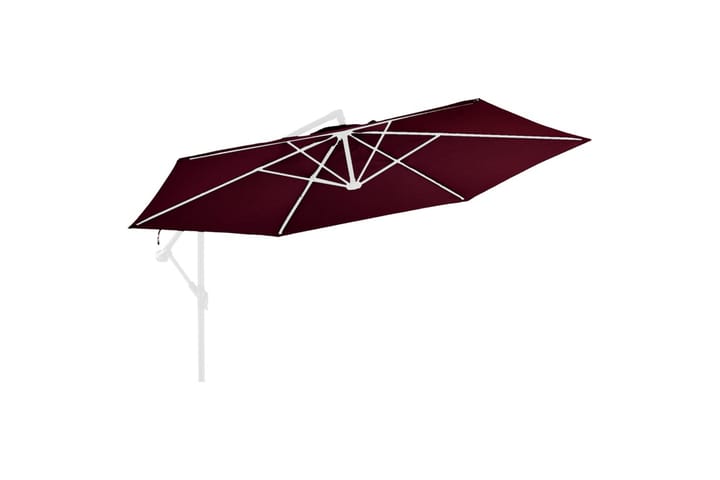 Aurinkovarjon vaihtokangas viininpunainen 350 cm - Aurinkovarjo