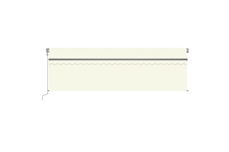 Automaattimarkiisi verho/LED/tuulisensori 5x3 m kerma - Puutarhakalusteet - Aurinkosuoja - Markiisi