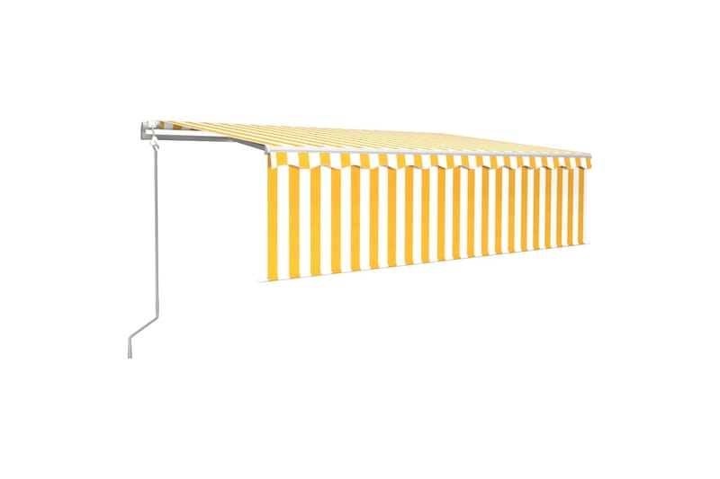 Automaattimarkiisi verho/LED/tuulisensori 5x3 m - Puutarhakalusteet - Aurinkosuoja - Markiisi