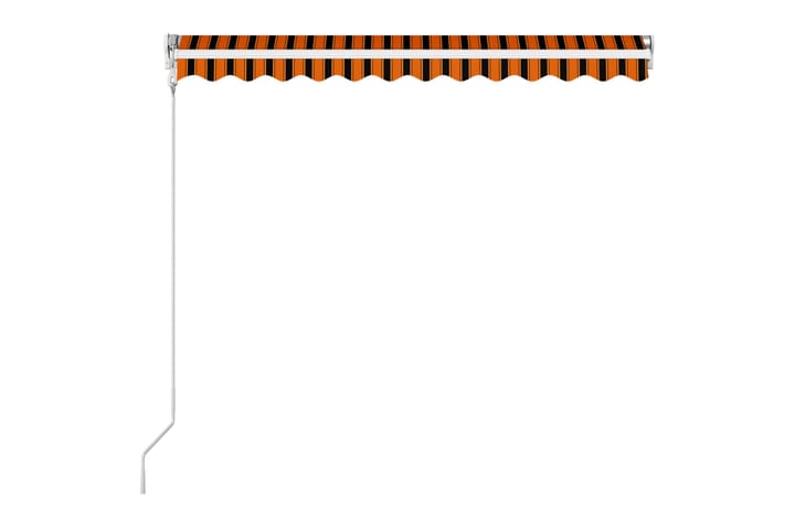 Automaattisesti kelautuva markiisi 350x250 cm oranssi/ruskea - Oranssi - Terassimarkiisi - Markiisi
 - Parvekemarkiisi - Ikkunatarvikkeet