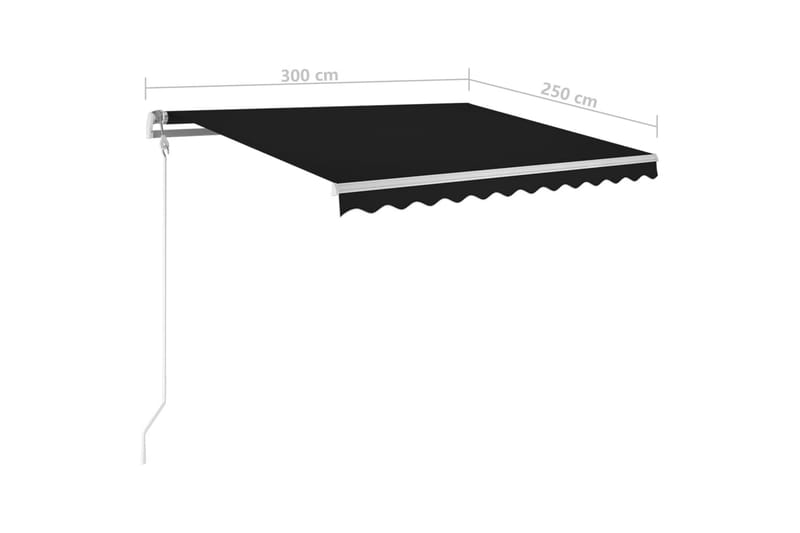 Automaattisesti sisäänkelattava markiisi 300x250 cm - Terassimarkiisi - Markiisi
 - Parvekemarkiisi - Ikkunatarvikkeet