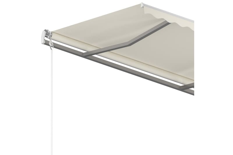 Automaattisesti sisäänkelattava markiisi 350x250 cm kerma - Puutarhakalusteet - Aurinkosuoja - Markiisi
 - Terassimarkiisi