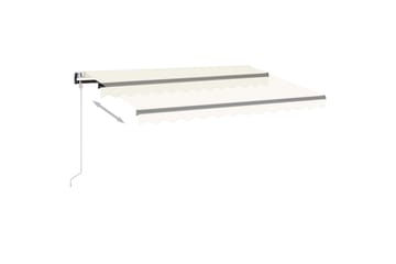 Automaattisesti sisäänkelattava markiisi 350x250 cm kerma - Puutarhakalusteet - Aurinkosuoja - Markiisi
 - Terassimarkiisi