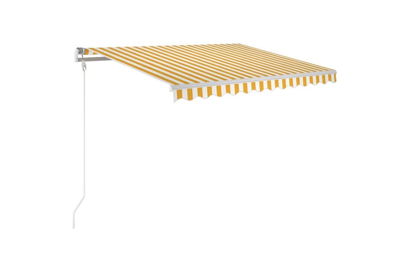 Automaattisesti sisäänkelattava markiisi 350x250cm kelta - Puutarhakalusteet - Aurinkosuoja - Markiisi
 - Terassimarkiisi
