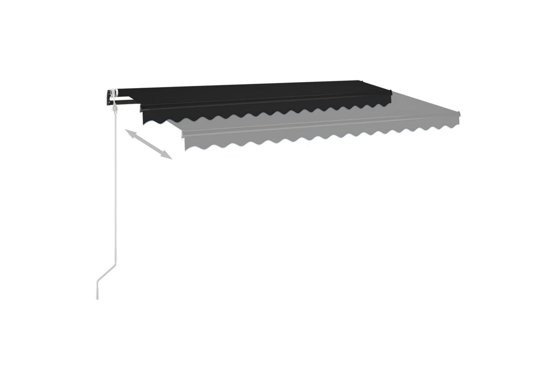 Automaattisesti sisäänkelattava markiisi 400x350 cm - Puutarhakalusteet - Aurinkosuoja - Markiisi
 - Terassimarkiisi