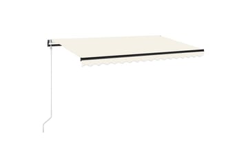 Automaattisesti sisäänkelattava markiisi 450x350 cm kerma - Puutarhakalusteet - Aurinkosuoja - Markiisi
 - Terassimarkiisi