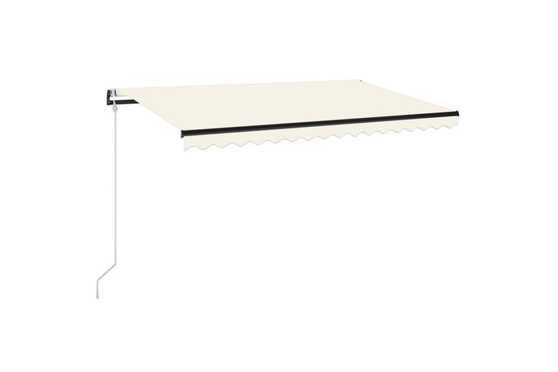 Automaattisesti sisäänkelattava markiisi 450x350 cm kerma - Puutarhakalusteet - Aurinkosuoja - Markiisi
 - Terassimarkiisi