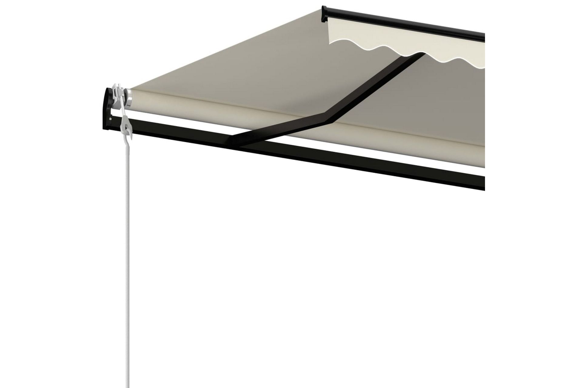 Automaattisesti sisäänkelattava markiisi 450x350 cm kerma - Puutarhakalusteet - Aurinkosuoja - Markiisi
 - Terassimarkiisi