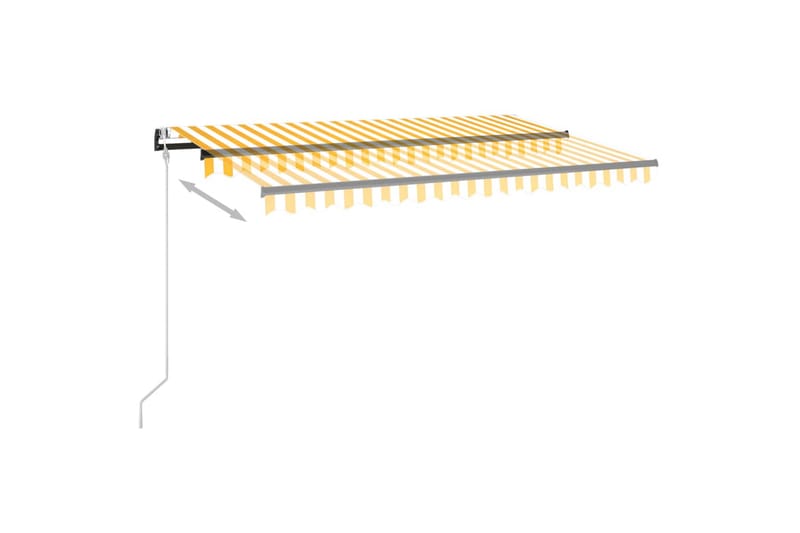 Automaattisesti sisäänkelattava markiisi 450x350 cm - Puutarhakalusteet - Aurinkosuoja - Markiisi
 - Terassimarkiisi